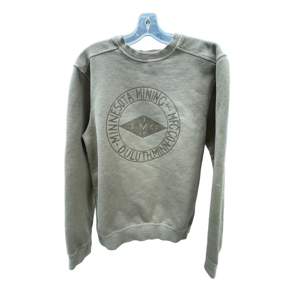 Vintage Authentic Pigment 3M Minnesota Mining & Mfg Co Brown Sweater Small